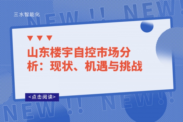 山東樓宇自控市場分析：現(xiàn)狀、機(jī)遇與挑戰(zhàn)